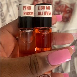 “ Lick me all over “ & “ Pink P*ssy “ body oils